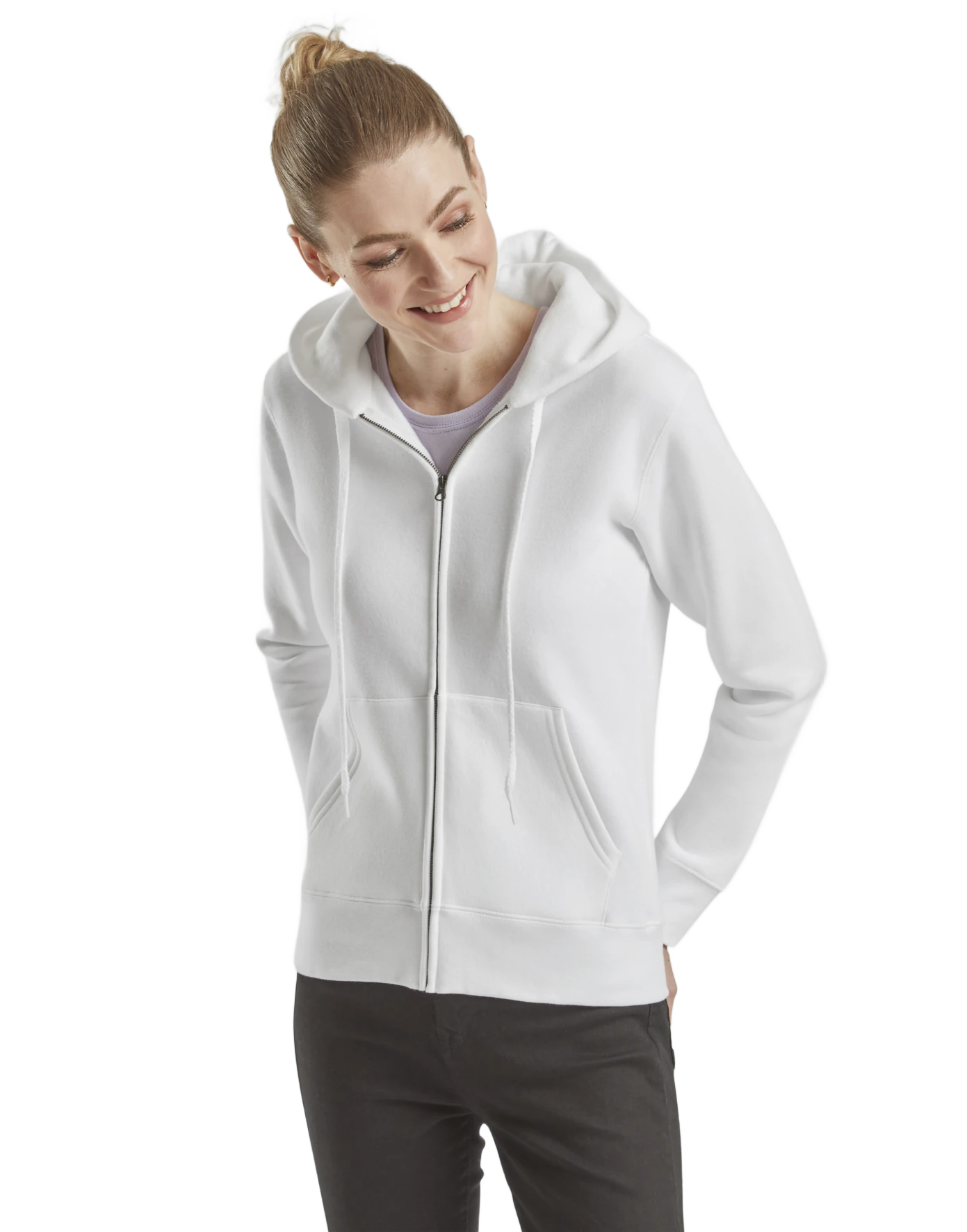 Premium Hooded Sweat Jacket Lady-Fit